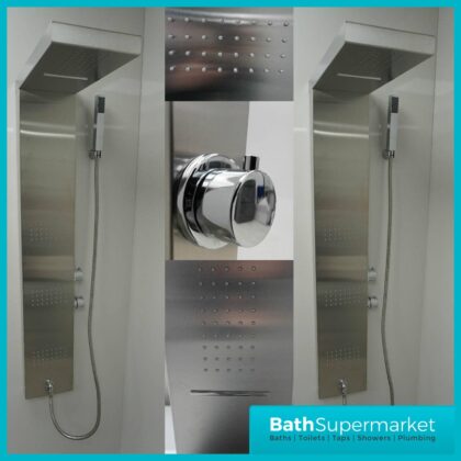 Stainless Steal Dream Waterfall Thermostatic Shower Panel