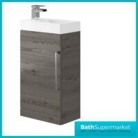 Elation Mito Anthracite 400mm Floor standing Vanity Unit
