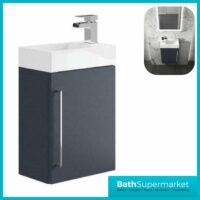 Elation Mito Indigo 400mm Wall Hung Vanity Unit