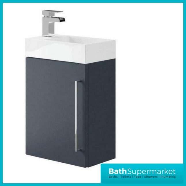 Elation Mito Indigo 400mm Wall Hung Vanity Unit