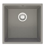 Ellsi Comite Undermounted-Insert Sink 440x440x205 Matt Grey Kitchen Sink - Image 2