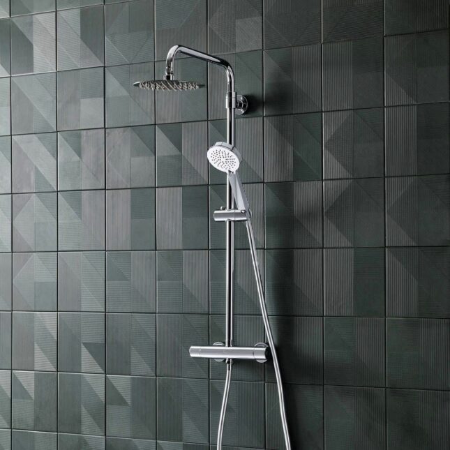Tavistock Quantum Thermostatic Dual Function Chrome Bar Valve & Shower - Image 8