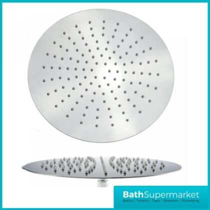 Round 300mm Slimline Drench Shower Head Chrome