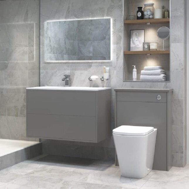 AquaVolere Cordata Rimless Comfort BTW WC & Soft Close Seat - Image 2