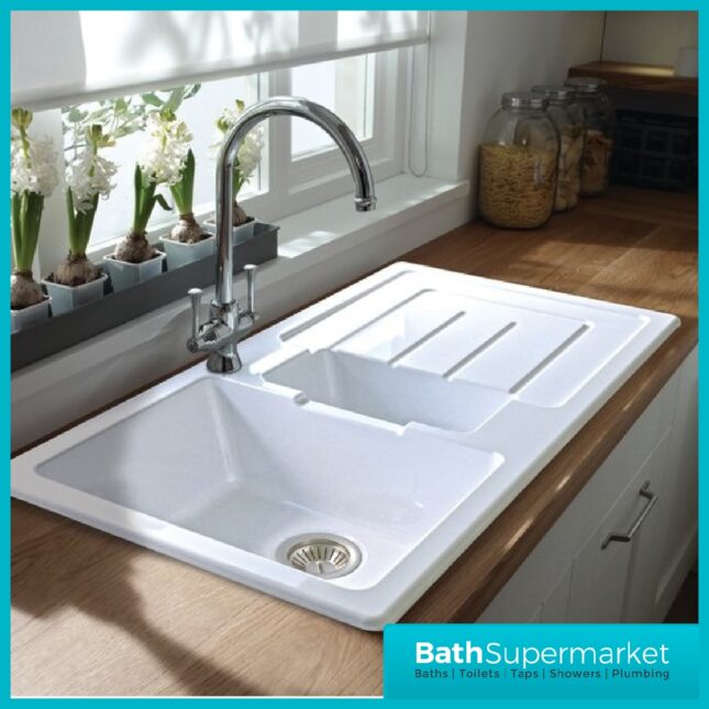 Abode_Acton_1.5B_&_Drainer_Ceramic_Inset_Sink_-_White