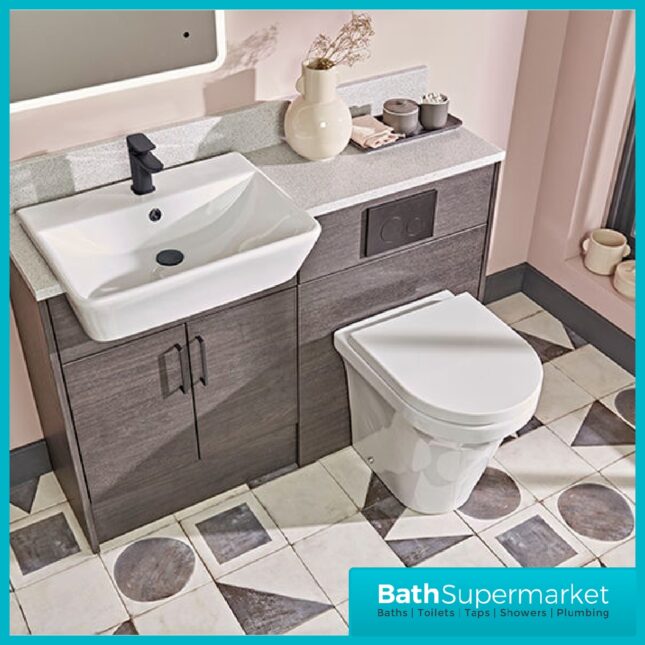 Tavistock Aerial Comfort Height Back To Wall WC & Soft Close Seat - Image 2