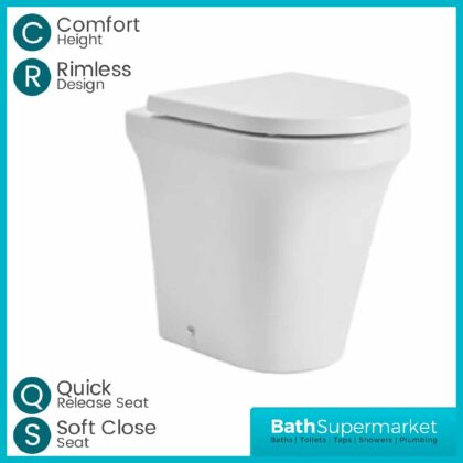 Aerial Comfort Height Back To Wall WC