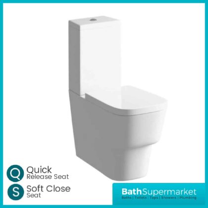 Amyris Closed Coupled WC & Soft Close Seat