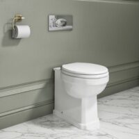 Traditional Back To Wall WC Pan & Concealed Cistern - Image 2