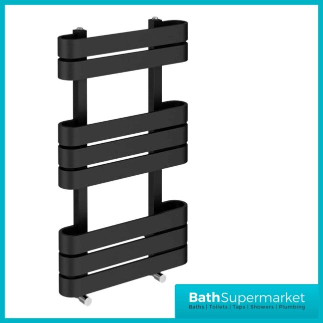 Kartell Tampa Anthracite Designer Heated Towel Rail 500mm x 850mm