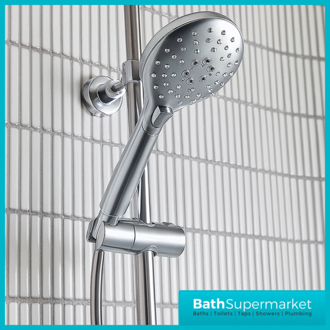 Tavistock Quantum Chrome Cool Touch Thermostatic Dual Function Exposed Valve Shower System