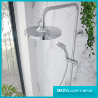 Tavistock Merit Chrome Dual Function Exposed Thermostatic Bar Valve Shower System