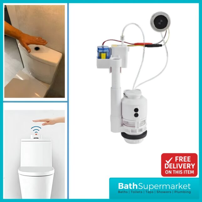 Touchfree Infrared Automatic Cistern Flush Valve Button Sensor