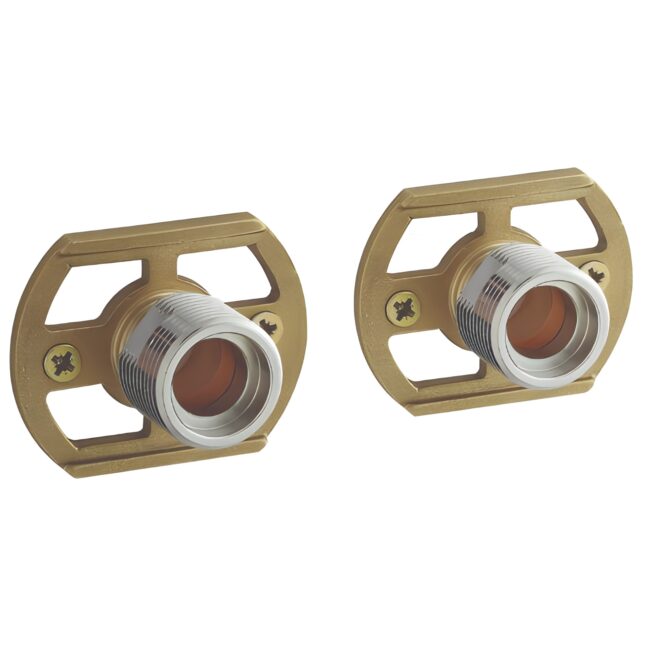 Easyfix Fast Fit Brackets Exposed Shower Bar Valves (Pair)