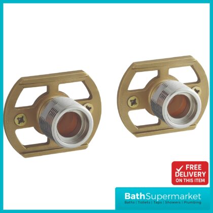 Easyfix Fast Fit Brackets Exposed Shower Bar Valves (Pair)