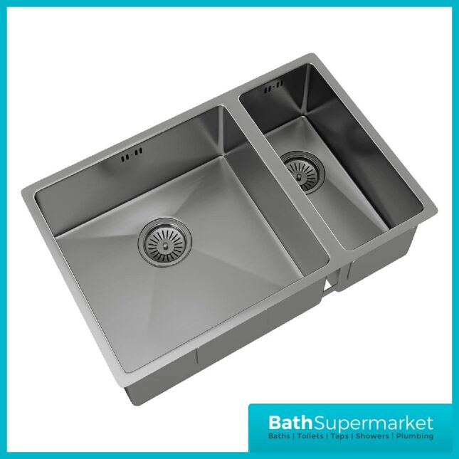 Ellsi 1.5 Bowl Undermount Stainless Steel Kitchen Sink