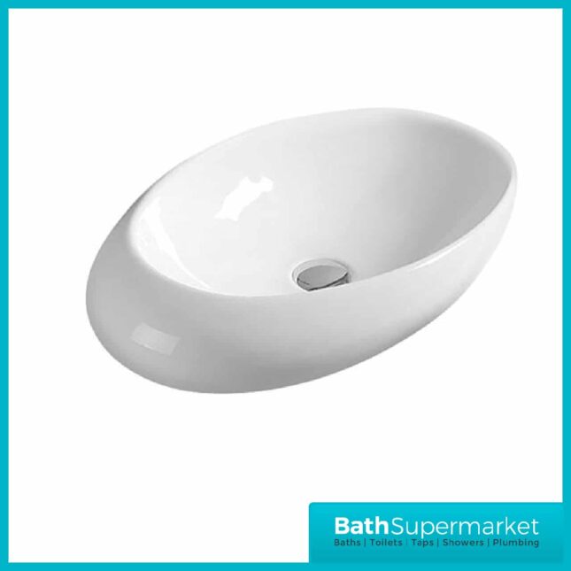 Hudson Reed Oval 490mm Countertop Vessel Basin - NBV168