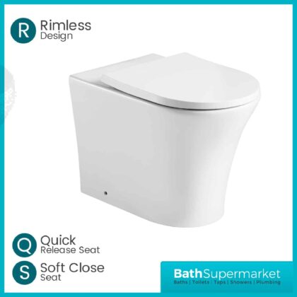 Kartell Kameo Rimless Back To Wall Pan And Soft Close Seat