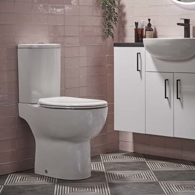 Tavistock Loft Rimless Comfort Height Close Coupled Toilet with Soft Close Seat - Image 2
