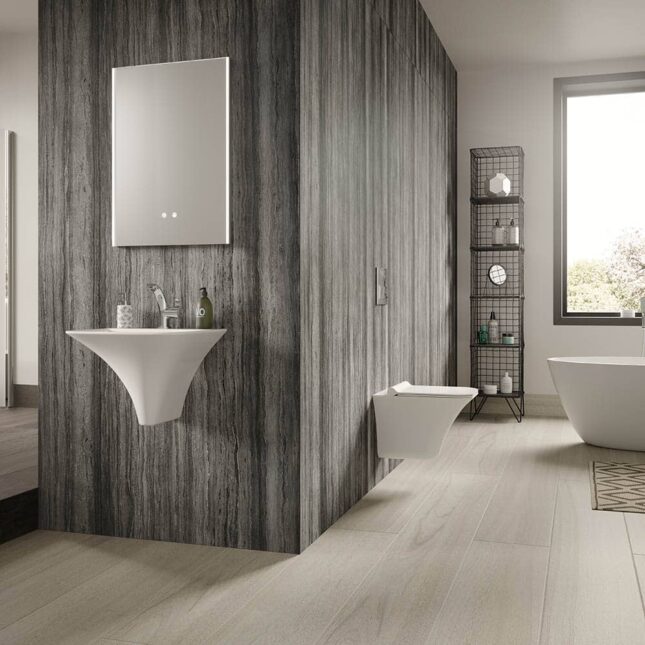 Hudson Reed Grace Rimless Wall Hung Pan & Soft Close Seat - NCT140 - Image 3