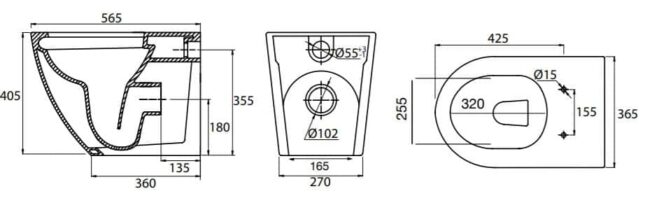 Tavistock Orbit Comfortable Back To Wall White WC With Soft Close Seat - Image 3