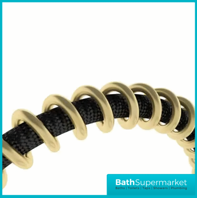 Ellsi Biella Pull Out Rinse Spray Gold Kitchen Mixer Tap