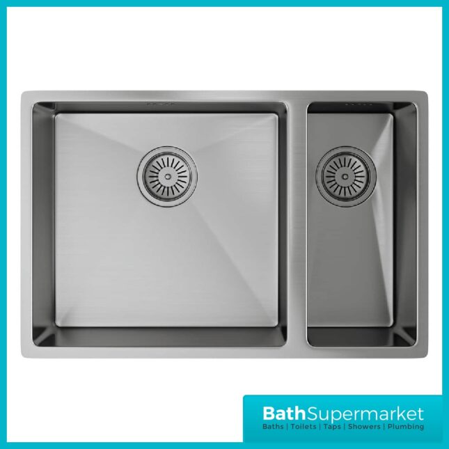 Ellsi 1.5 Bowl Undermount Stainless Steel Kitchen Sink