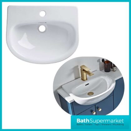 Tavistock Loft 475MM STANDARD DEPTH SEMI-COUNTER TOP BASIN