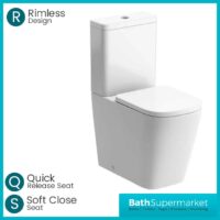 Tilia Rimless C/C WC & Soft Close Seat