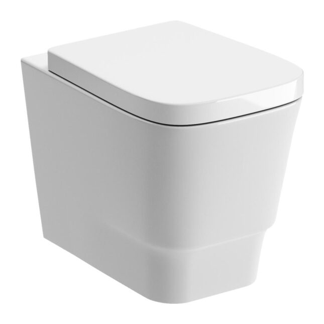 AquaVolere Amelie White Wall Hung Toilet & Soft Close Seat - Image 3