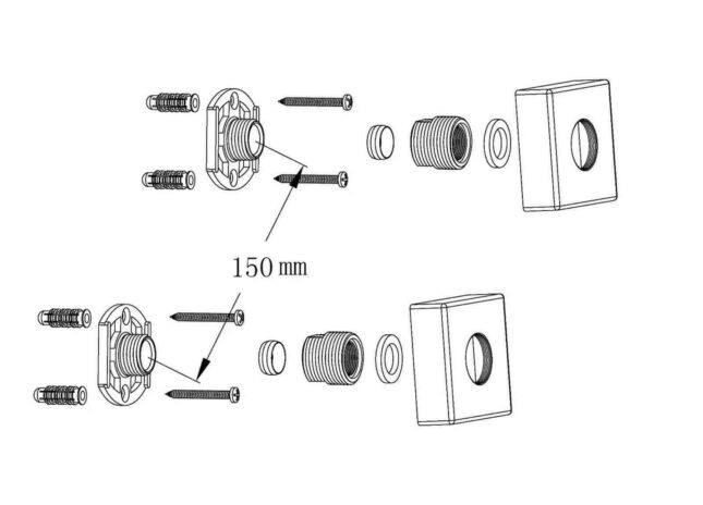 Niagara Deluxe Square Bar Valve Easy Fix Kit with Shrouds - Image 2