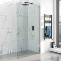 Mono Black Square Shower Concealed Valve Package + Wall Mounted Head - Image 2