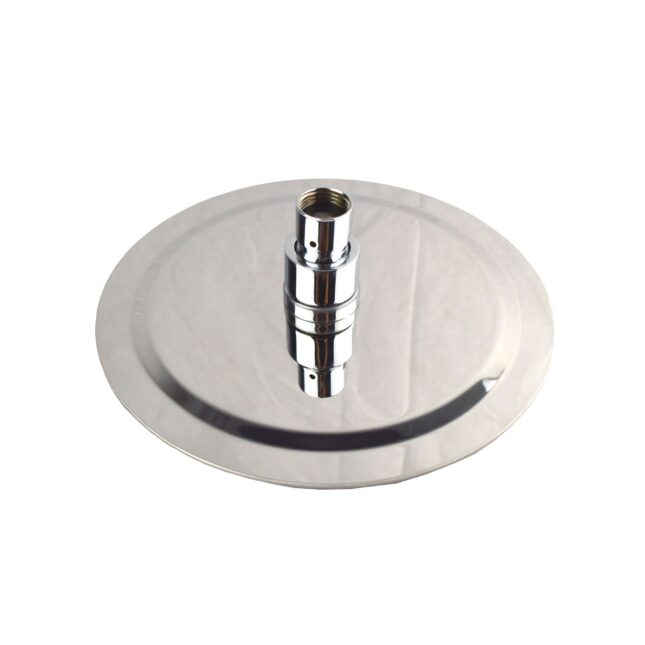 Round 300mm Slimline Drench Shower Head Chrome - Image 2