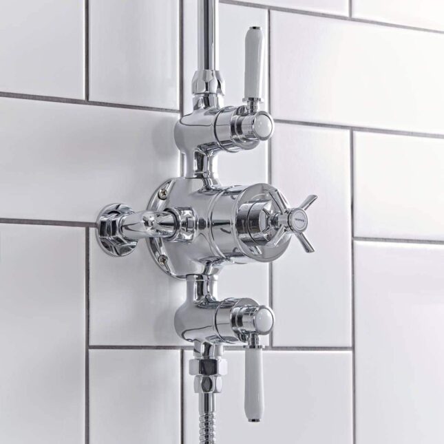 Tavistock Cheltenham Exposed Dual Function Shower System - Image 3