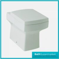 Denza Futura Gloss White Space Saving Toilet with Sink on Top 500mm - Image 2