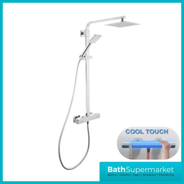 Tavistock Index Bar Valve Shower System With Cool Touch Valve