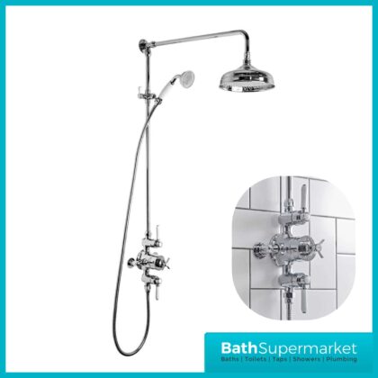 Tavistock Cheltenham Exposed Dual Function Shower System