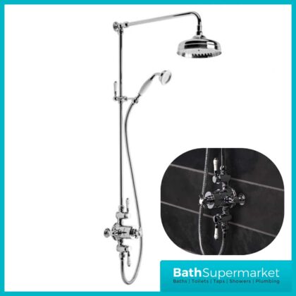 Tavistock Varsity Thermostatic Exposed Dual Function Shower Valve System