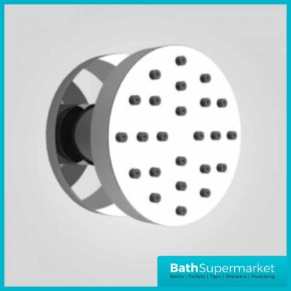 Single Round Chrome Plated Brass Shower Bath Body Massage Jets
