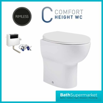 Tavistock Loft Comfort Height Back To Wall And Concealed Cistern