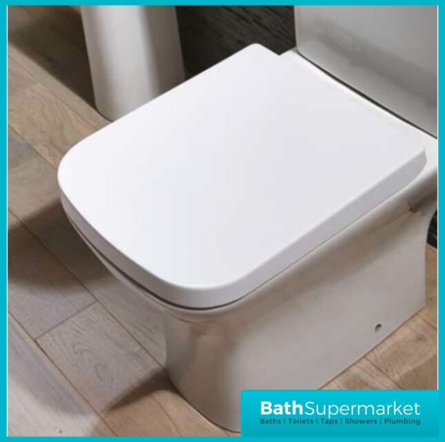 Porto Back To Wall Toilet Pan & Concealed Cistern Package - Image 2