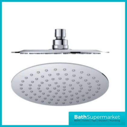 Round 200mm x 200mm Stainless Steel Ultra slim Shower Head