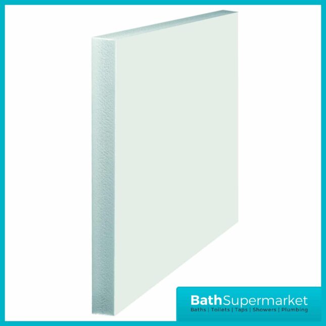 1900mm White Composite Waterproof Bath Panel - Adjustable Plinth