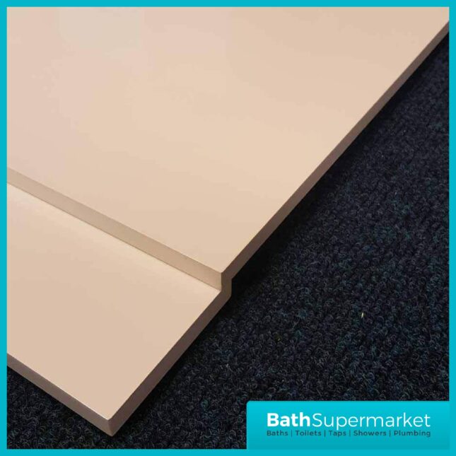 1900mm White Composite Waterproof Bath Panel - Adjustable Plinth
