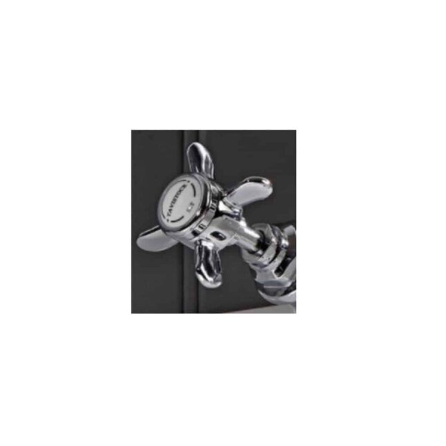 Tavistock Varsity Chrome Pair Of Basin Pillar Taps-TVA70 - Image 4