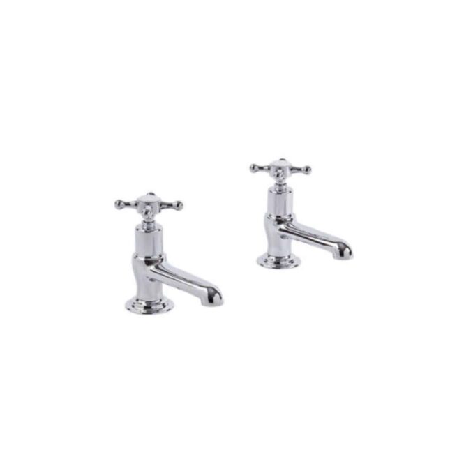 Tavistock Ashmore Chrome Pair of Basin Pillar Taps-TAM70 - Image 5