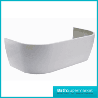 AquaVolere Indulgence D Shape Double End Back To Wall 1700 x 750 0TH Bath - Image 3