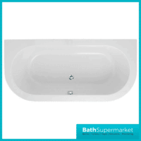 AquaVolere Indulgence D Shape Double End Back To Wall 1700 x 750 0TH Bath - Image 2