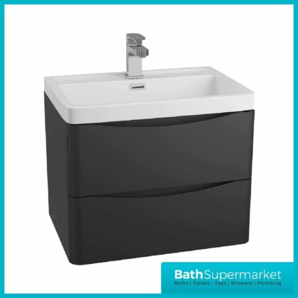 Cassellie Bali Anthracite 600MM Wall Mounted Unit