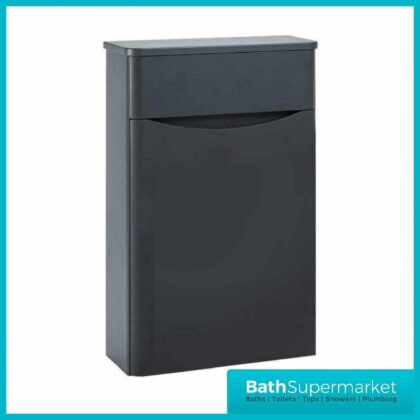 Cassellie Bali Anthracite Back To Wall 500MM WC Unit